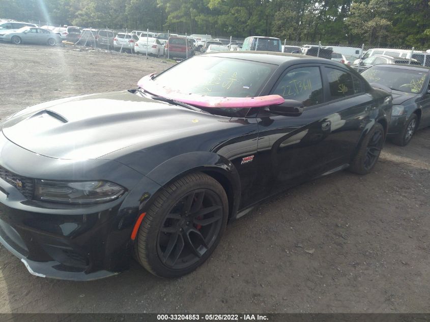 2021 DODGE CHARGER SCAT PACK WIDEBODY VIN: 2C3CDXGJ8MH630525