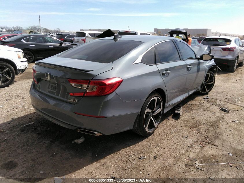 2022 HONDA ACCORD SEDAN SPORT VIN: 1HGCV2F36NA021658