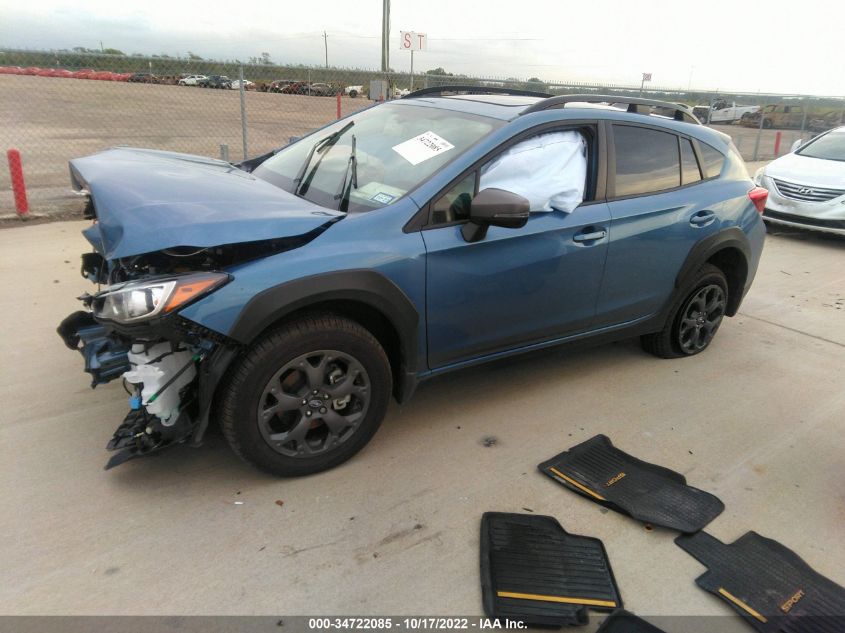 2021 SUBARU CROSSTREK SPORT VIN: JF2GTHSC2MH398672
