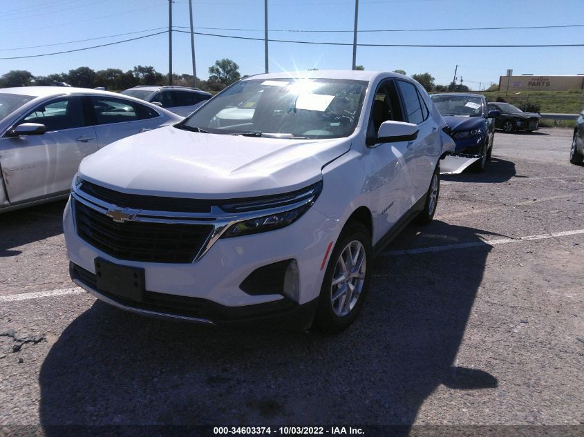 2022 CHEVROLET EQUINOX LT VIN: 3GNAXKEV5NL193232