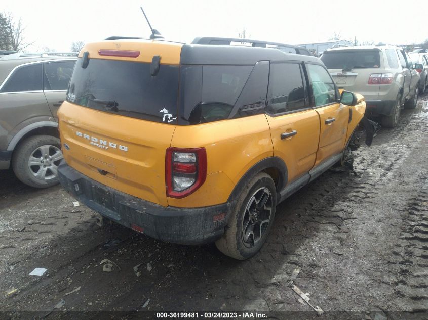 2022 FORD BRONCO SPORT BIG BEND VIN: 3FMCR9B69NRD15259