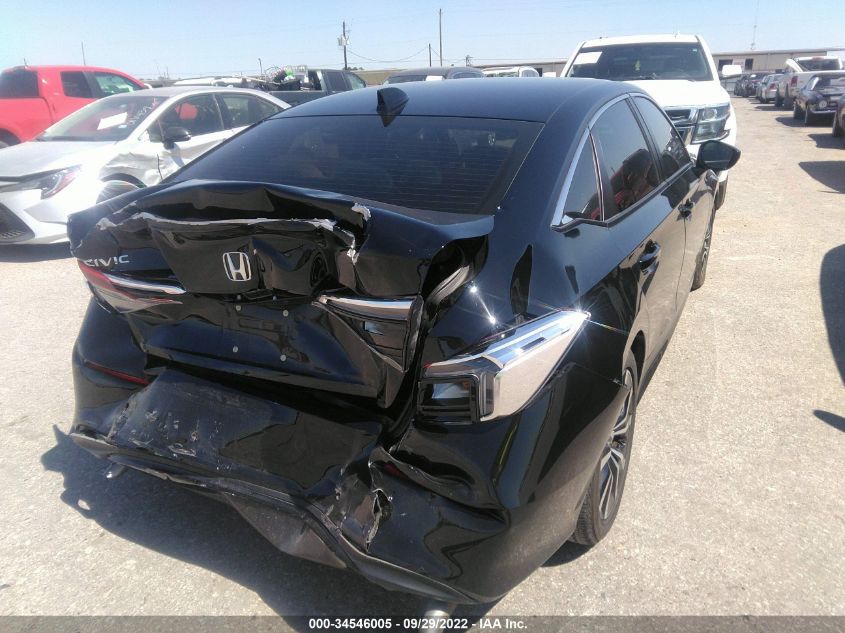 2022 HONDA CIVIC SEDAN EX VIN: JHMFE1F76NX003018