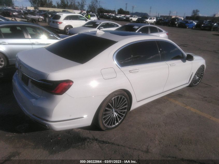 2022 BMW 7 SERIES 750I XDRIVE VIN: WBA7U2C06NCJ31379