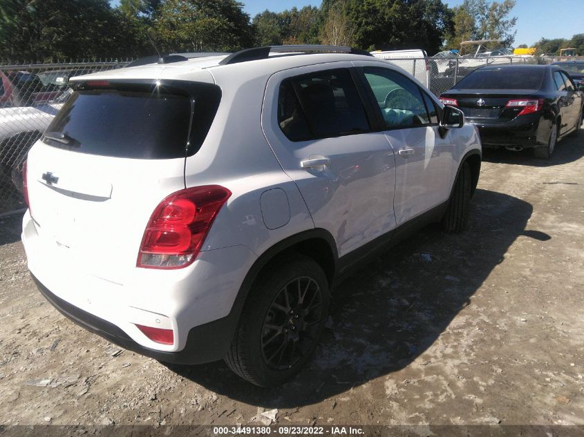 2022 CHEVROLET TRAX LT VIN: KL7CJPSM3NB524562