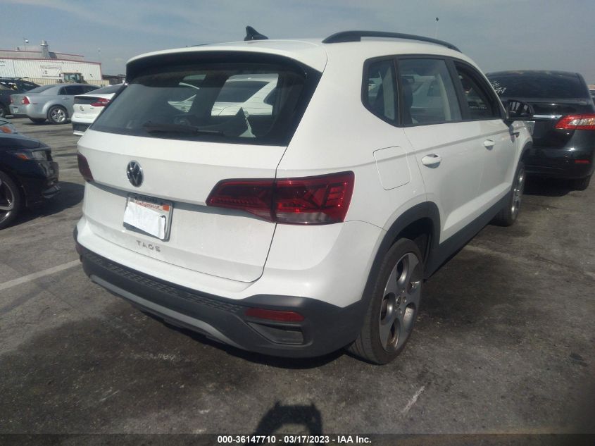 2022 VOLKSWAGEN TAOS S VIN: 3VVCX7B27NM078281