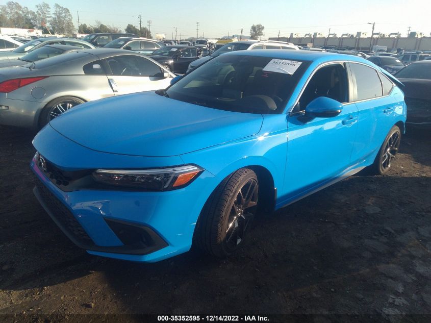2022 HONDA CIVIC HATCHBACK SPORT TOURING VIN: 19XFL1H86NE021175