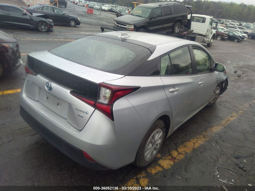 2022 TOYOTA PRIUS L VIN: JTDKAMFU7N3159708