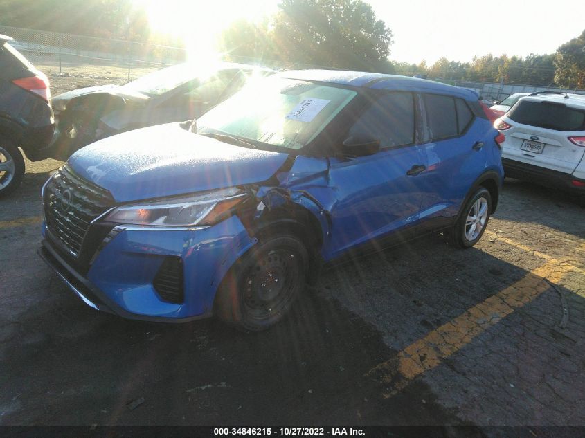 2022 NISSAN KICKS S VIN: 3N1CP5BVXNL504180