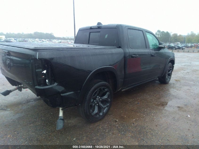 2021 RAM 1500 LIMITED VIN: 1C6SRFHT8MN550594