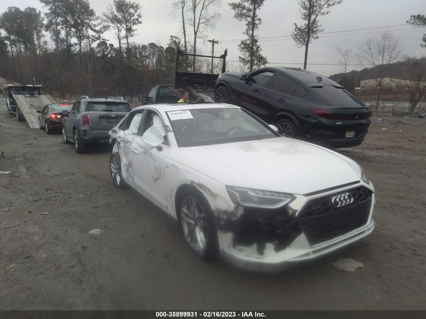 2022 AUDI A4 SEDAN S LINE PREMIUM PLUS VIN: WAUEAAF49NN013730