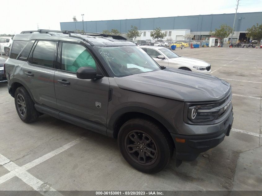 2022 FORD BRONCO SPORT BIG BEND VIN: 3FMCR9B66NRD89156