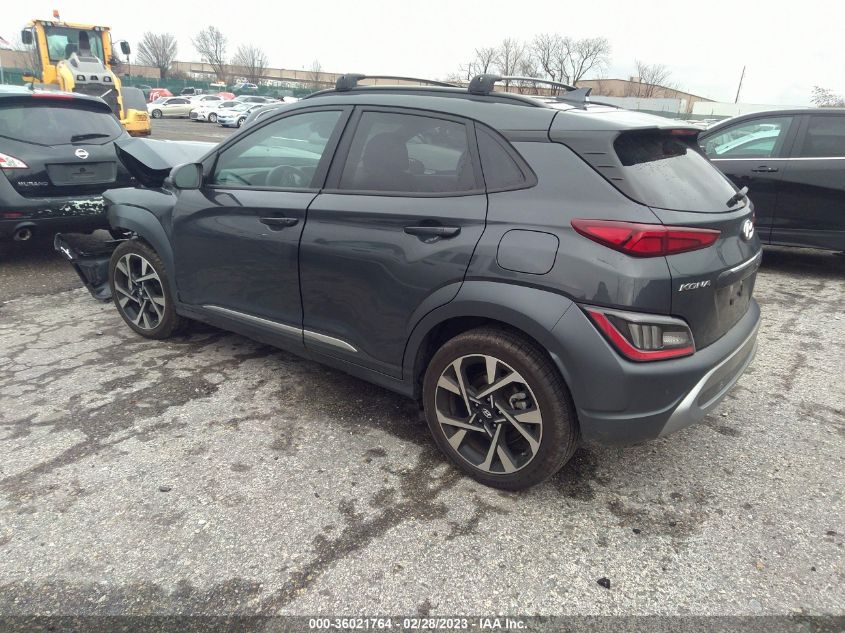 2022 HYUNDAI KONA LIMITED VIN: KM8K5CA31NU913897