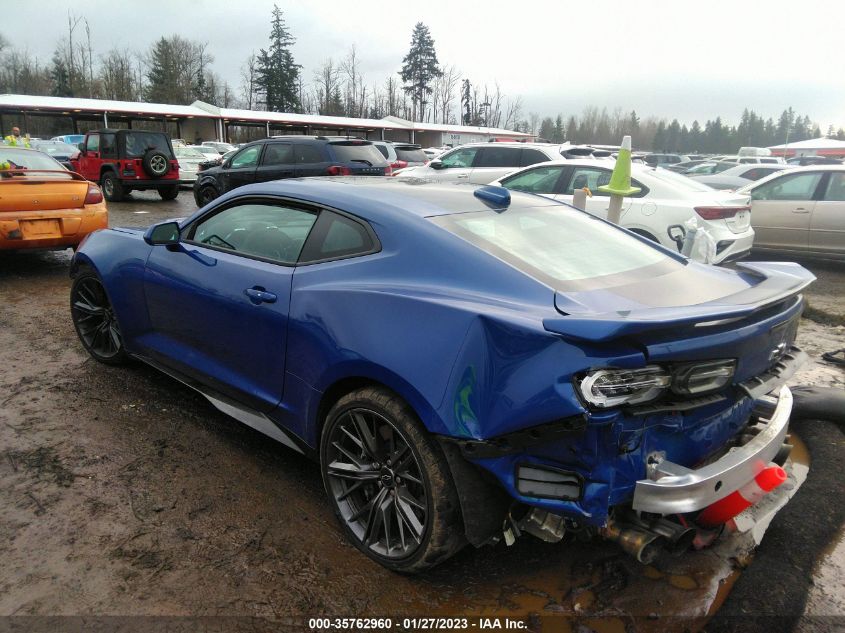 2022 CHEVROLET CAMARO ZL1 VIN: 1G1FJ1R68N0107012