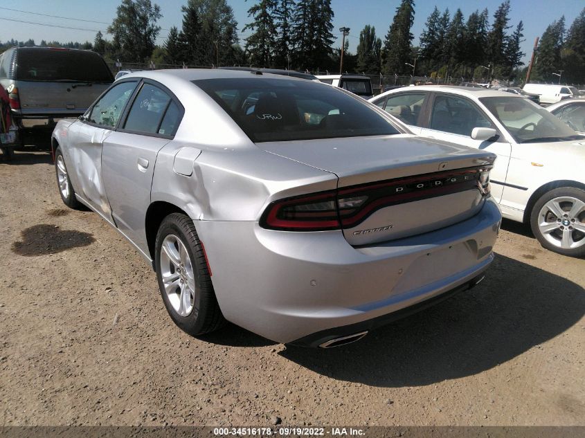 2022 DODGE CHARGER SXT VIN: 2C3CDXBG2NH179203