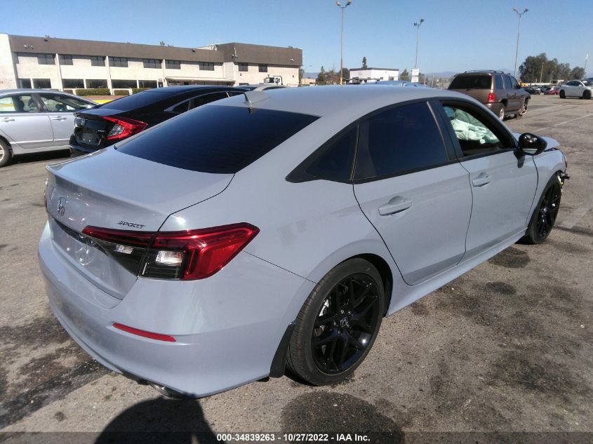 2022 HONDA CIVIC SEDAN SPORT VIN: 2HGFE2F56NH572026