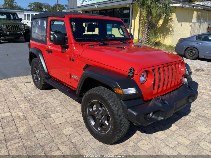 2021 JEEP WRANGLER SPORT VIN: 1C4GJXAG3MW564258
