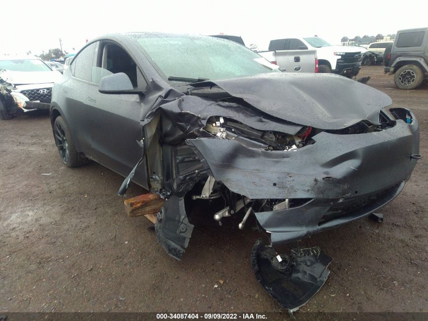 2021 TESLA MODEL Y LONG RANGE VIN: 5YJYGDEE9MF275531