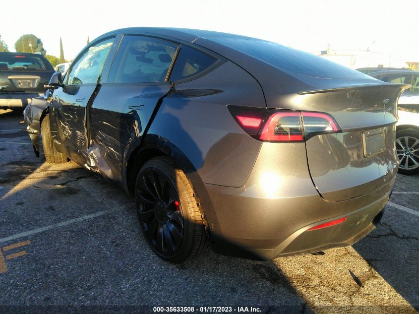 2023 TESLA MODEL Y PERFORMANCE VIN: 7SAYGDEF6PF635757