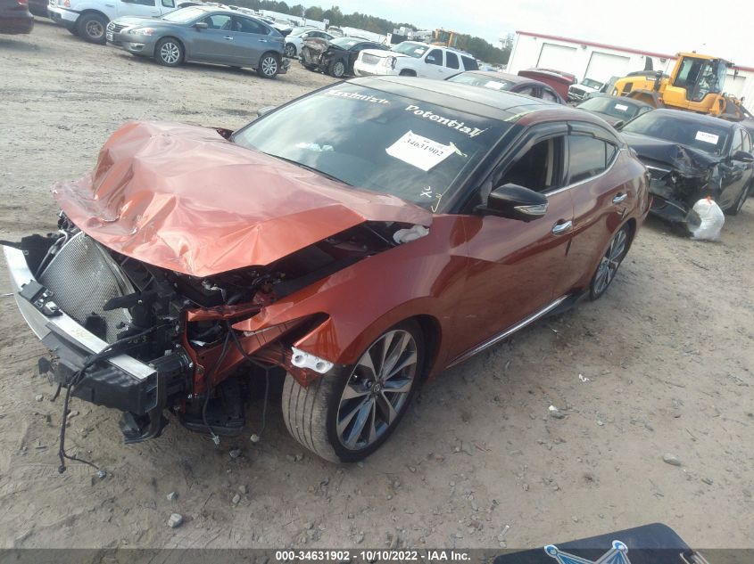 2021 NISSAN MAXIMA PLATINUM VIN: 1N4AA6FV9MC506914
