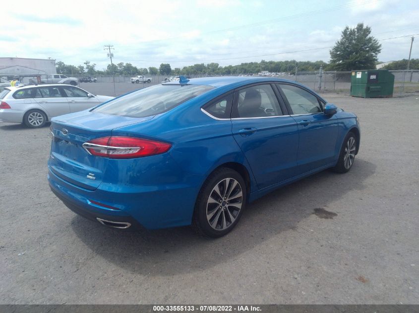 2020 FORD FUSION SE VIN: 3FA6P0T94LR190959