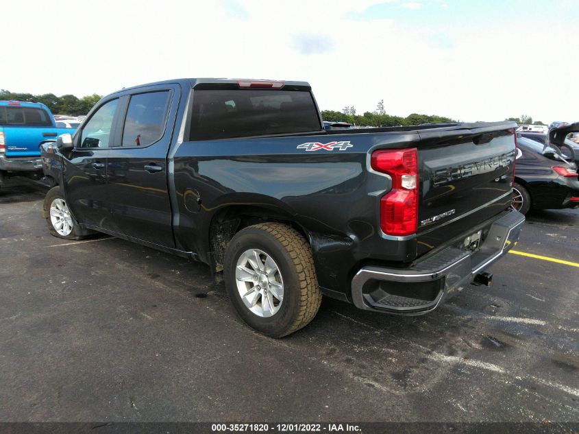 2021 CHEVROLET SILVERADO 1500 LT VIN: 1GCUYDEDXMZ241627