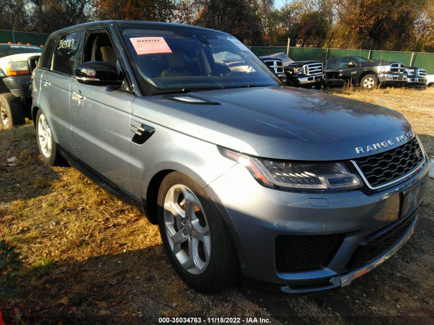 2020 LAND ROVER RANGE ROVER SPORT HSE VIN: SALWR2SU9LA710940