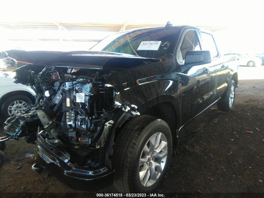 2022 CHEVROLET SILVERADO 1500 CUSTOM VIN: 1GCPDBEK5NZ545865