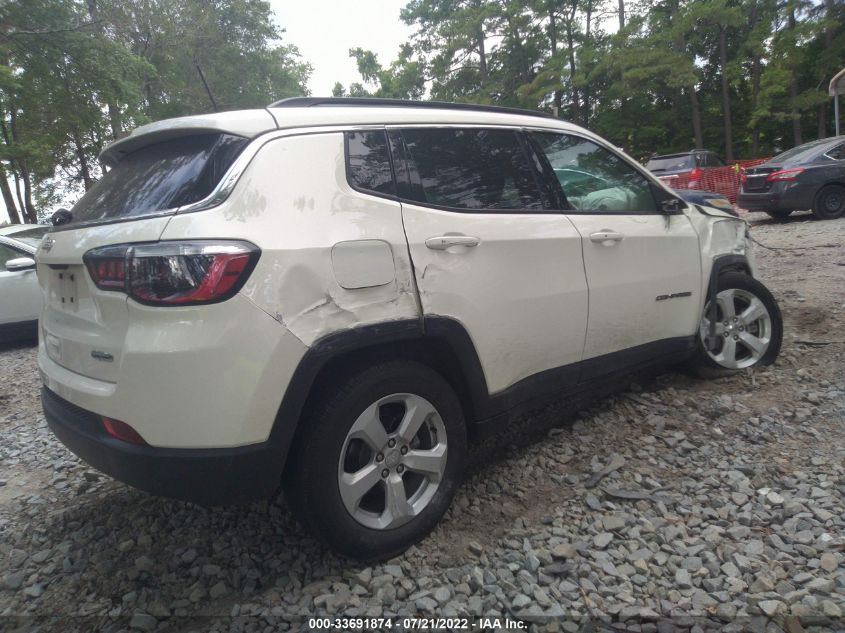 2021 JEEP COMPASS LATITUDE VIN: 3C4NJCBB1MT555874