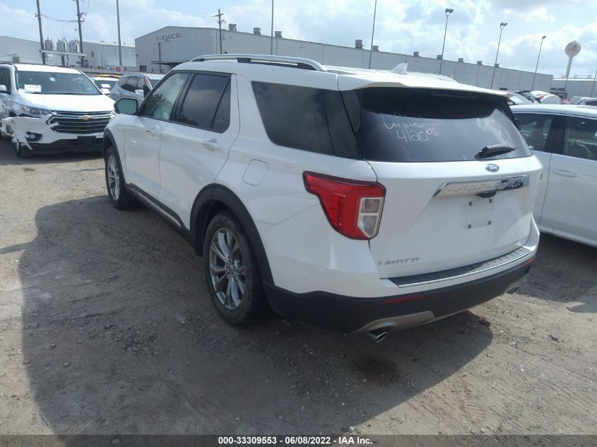 2021 FORD EXPLORER LIMITED VIN: 1FMSK7FH6MGB35789