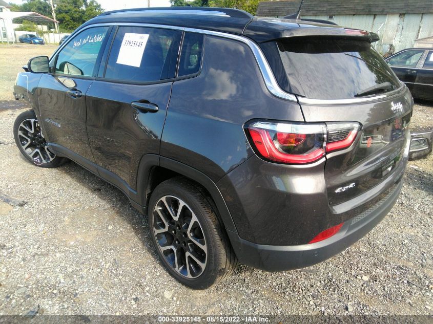 2021 JEEP COMPASS LIMITED VIN: 3C4NJDCB7MT539327
