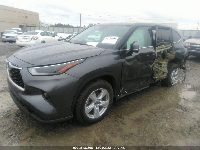 2021 TOYOTA HIGHLANDER L/LE VIN: 5TDZZRAH5MS046836