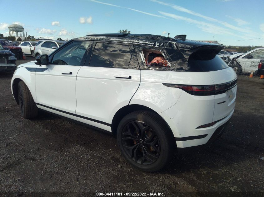 2022 LAND ROVER RANGE ROVER EVOQUE S VIN: SALZJ2FX4NH165488
