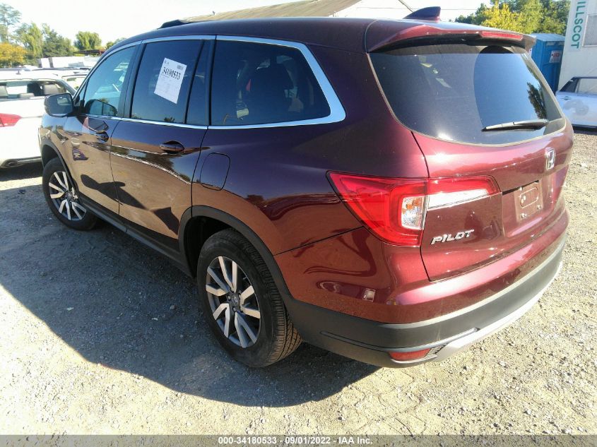 2021 HONDA PILOT EX-L VIN: 5FNYF6H52MB024117