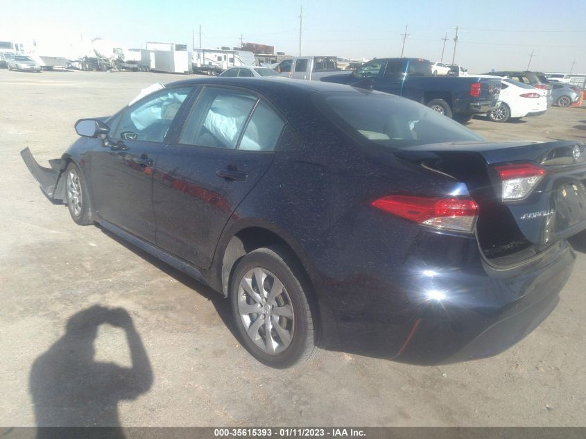 2021 TOYOTA COROLLA LE VIN: 5YFEPMAEXMP216582