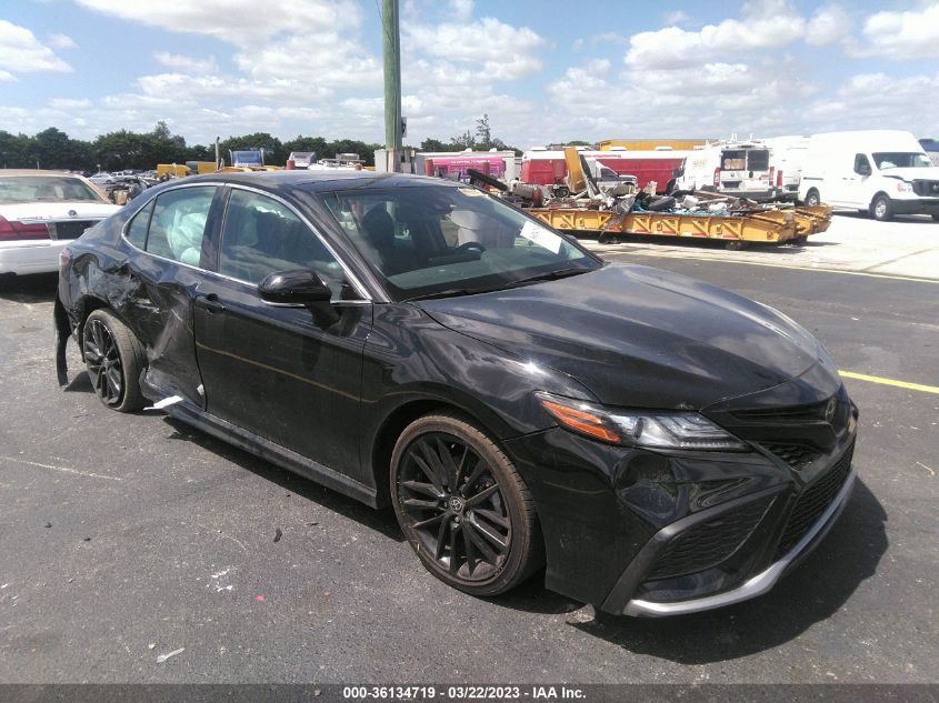 2022 TOYOTA CAMRY XSE VIN: 4T1K61AK2NU015088
