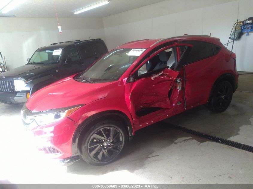 2022 HONDA HR-V SPORT VIN: 3CZRU6H14NM706706