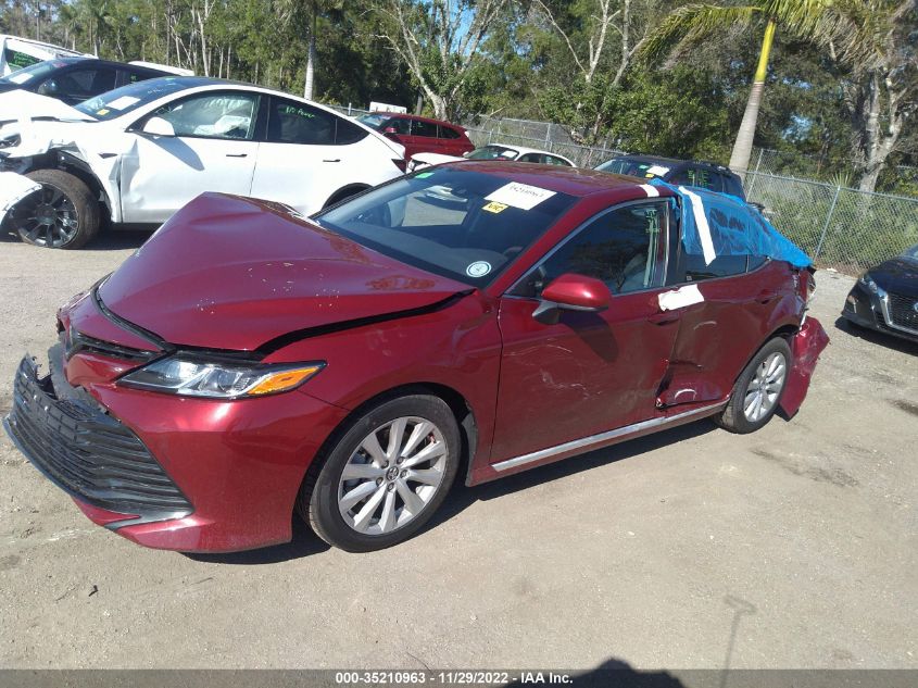 2020 TOYOTA CAMRY LE VIN: 4T1C11AK3LU892818