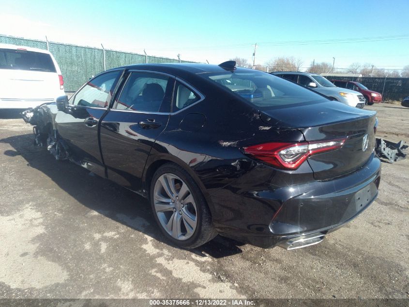 2021 ACURA TLX W/TECHNOLOGY PACKAGE VIN: 19UUB6F49MA002419
