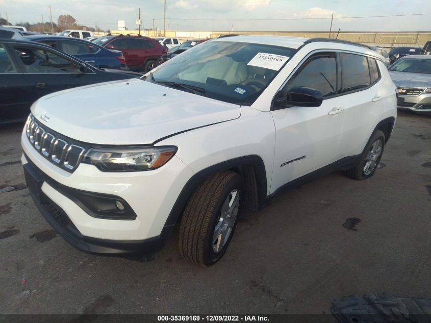 2022 JEEP COMPASS LATITUDE VIN: 3C4NJCBB0NT174924