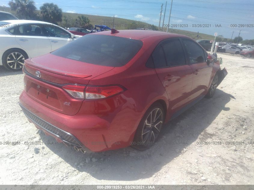 2020 TOYOTA COROLLA SE VIN: 5YFM4RCE2LP052693