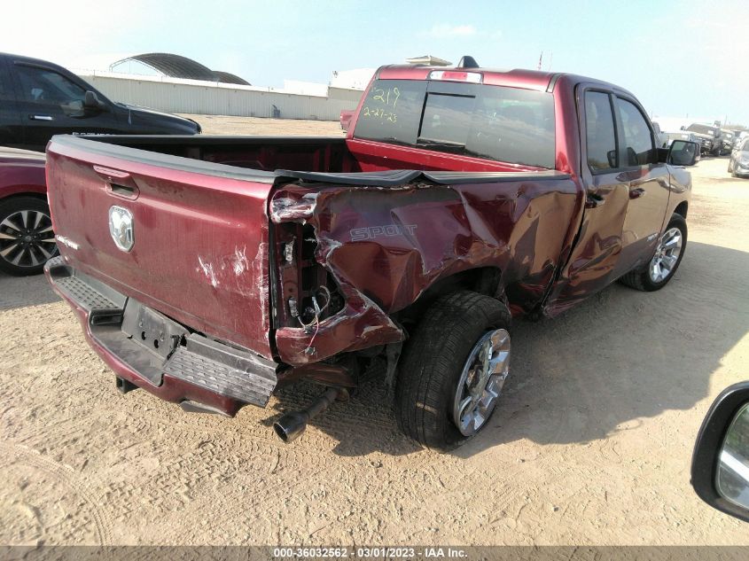 2022 RAM 1500 LONE STAR VIN: 1C6RREBT4NN399126