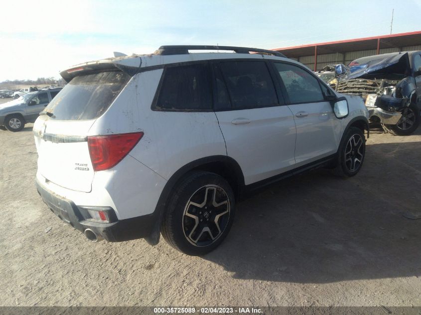 2022 HONDA PASSPORT ELITE VIN: 5FNYF8H07NB000042