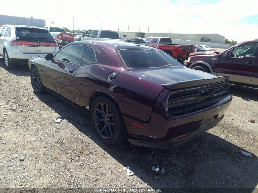 2021 DODGE CHALLENGER R/T VIN: 2C3CDZBT3MH631442