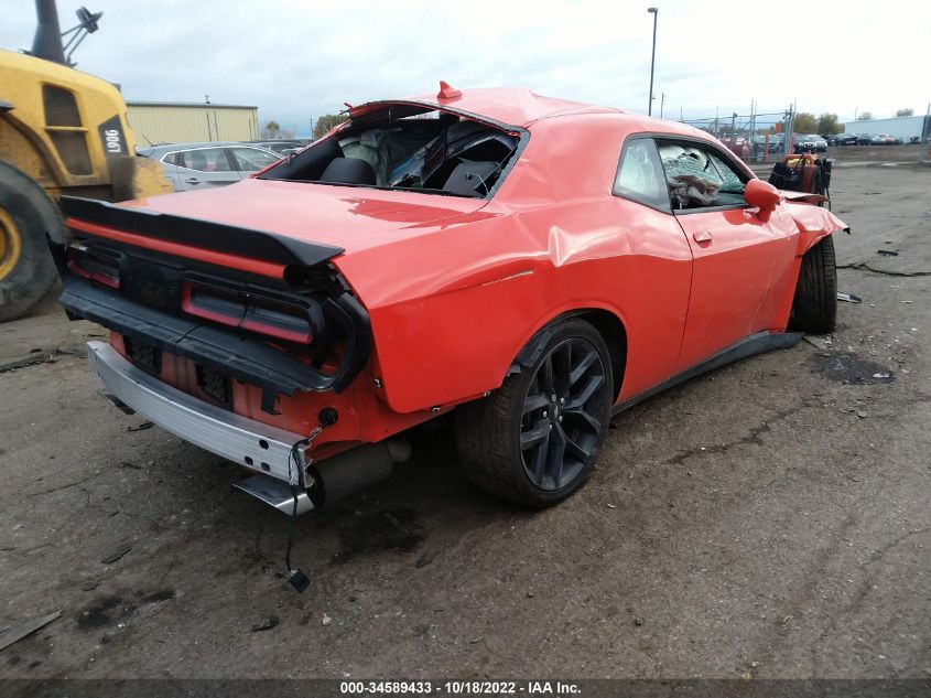 2022 DODGE CHALLENGER R/T VIN: 2C3CDZBT2NH155976