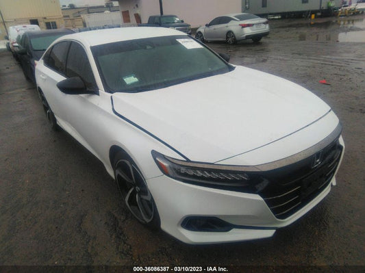 2022 HONDA ACCORD SEDAN SPORT VIN: 1HGCV1F32NA023496