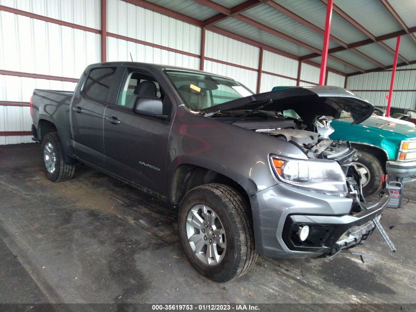 2021 CHEVROLET COLORADO 4WD LT VIN: 1GCGTCEN8M1120043