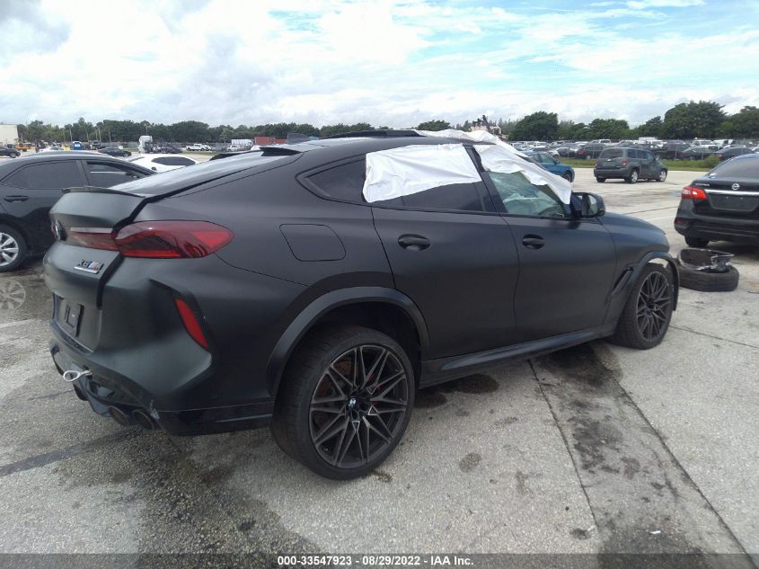 2021 BMW X6 M VIN: 5YMCY0C09M9G82308