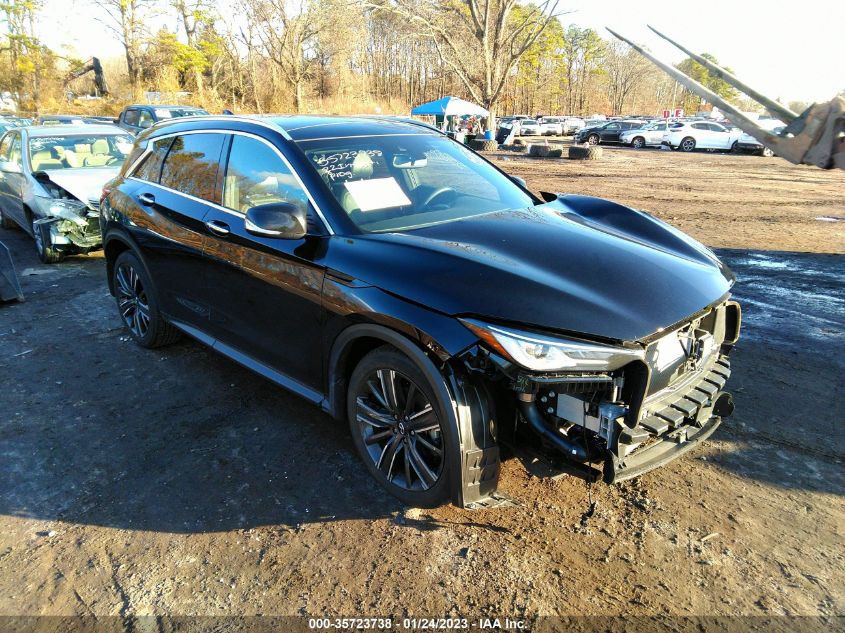 2022 INFINITI QX50 LUXE VIN: 3PCAJ5BB1NF111131