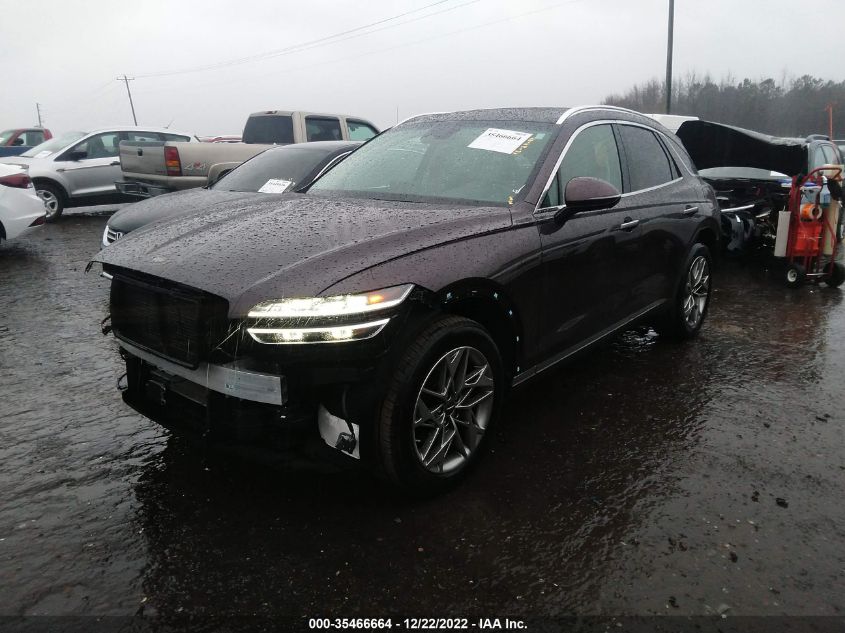 2022 GENESIS GV70 2.5T VIN: KMUMADTB3NU068809