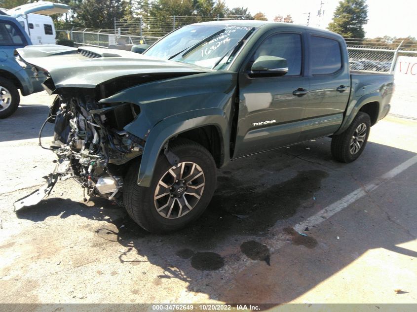 2022 TOYOTA TACOMA 2WD SR5/TRD SPORT VIN: 3TMAZ5CN3NM168248